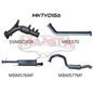 Manta Toyota Prado Wagon GUN150R 2.8L Turbo Diesel (with DPF) October 2015 - Current - TURBO BACK WITH CATS