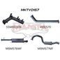 Manta Toyota Prado Wagon GUN150R 2.8L Turbo Diesel (with DPF) October 2015 - Current - TURBO BACK WITHOUT CATS