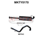 Manta Toyota 2016 FJ Cruiser Wagon GSJ15R V6 4.0L Petrol Wagon - CAT BACK
