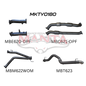 Manta Toyota Landcruiser 200 Series Wagon VDJ200 4.5L V8 Twin Turbo Diesel Wagon (with DPF) 2015 Onwards - TURBO BACK WITH CATS