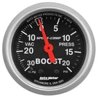 Auto Meter 3301 Sport Comp Vacuum Boost Mechanical Gauge