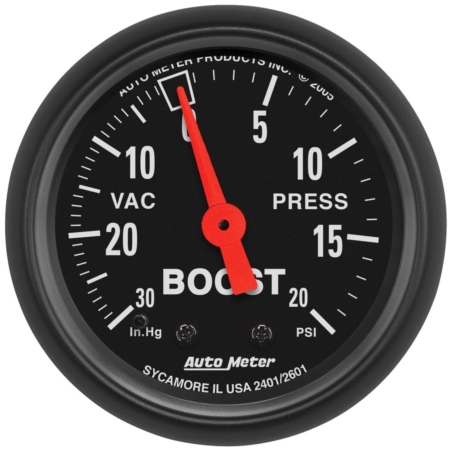 Auto Meter 2601 Z-Series Vacuum / Boost Gauge