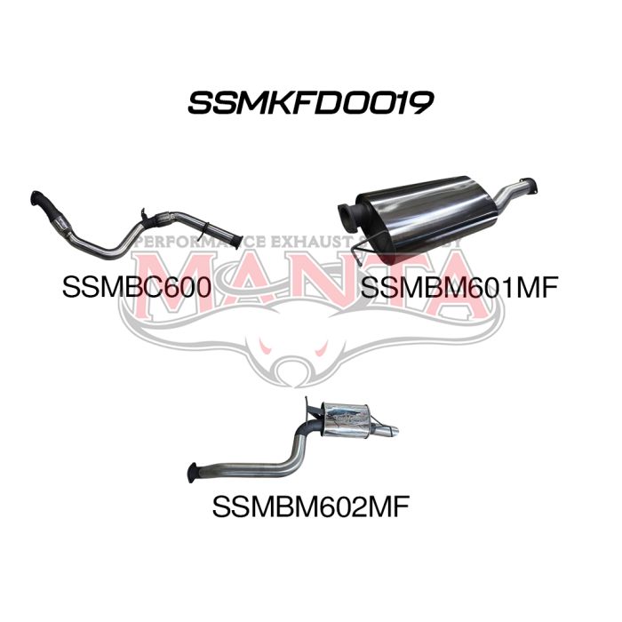 Manta Ford Territory SUV SZ 2.7L V6 Turbo Diesel - TURBO BACK WITH CATS