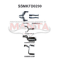 Manta FPV GS/GT Sedan FG 5.0L Supercharged Coyote/Miami V8 Sedan (Exhaust exit out driver and passenger side) - FULL SYSTEM