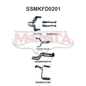 Manta FPV GS/GT Sedan FG 5.0L Supercharged Coyote/Miami V8 Sedan (Exhaust exit out driver and passenger side) - FULL SYSTEM