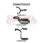 Manta FPV GS/GT Sedan FG 5.0L Supercharged Coyote/Miami V8 Sedan (Exhaust exit out driver and passenger side) - CAT BACK