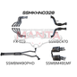 Manta Holden Commodore Sportwagon VF 6.0L, 6.2L V8 Sedan - FULL SYSTEM - 1 7/8in HEADERS