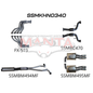 Manta Holden Commodore Ute VF 6.0L, 6.2L V8 Ute - FULL SYSTEM - 1 3/4 HEADERS