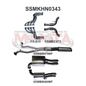 Manta Holden Commodore Ute VF 6.0L, 6.2L V8 Ute - FULL SYSTEM - 1 7/8in HEADERS
