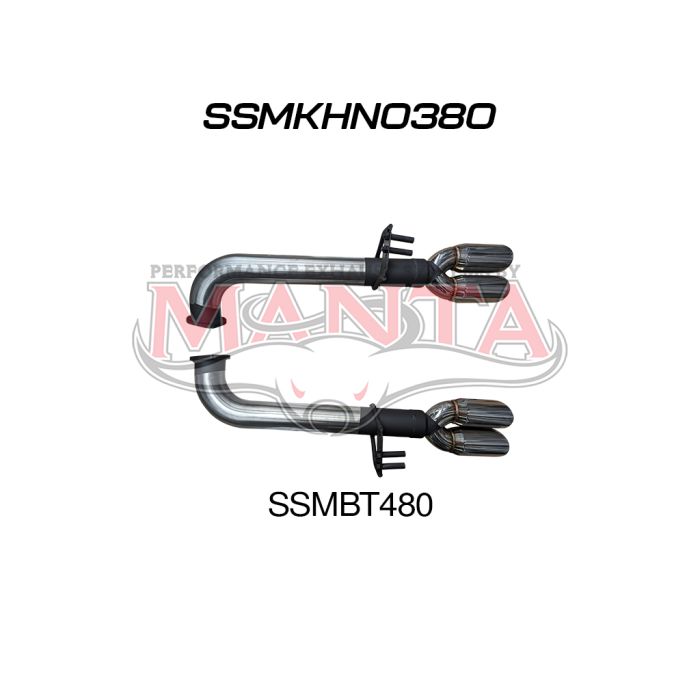 Manta Holden Commodore Ute VF 6.0L, 6.2L V8 Ute -  MUFFLER DELETE