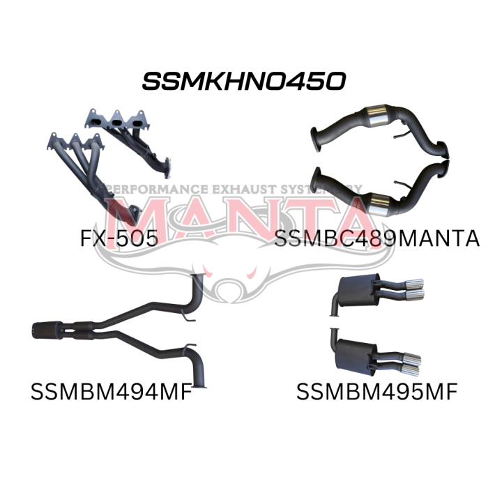 Manta Holden 2015 Commodore Ute VF 3.6L SIDI Ute -  FULL SYSTEM - 1 3/4in HEADERS
