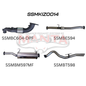 Manta Isuzu Dmax Ute 3.0L CRD Jan 2017 - 2020 (with DPF)- TURBO BACK WITH CAT