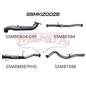 Manta Isuzu Dmax Ute 3.0L CRD Jan 2017 - 2020 (with DPF)- TURBO BACK WITHOUT CAT