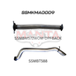 Manta Mazda BT50 Ute 3.2L CRD October 2016 - 2020 (with DPF) DPF BACK