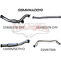 Manta Mazda BT50 Ute 3.2L CRD October 2016 - 2020 (with DPF) TURBO BACK WITHOUT CAT