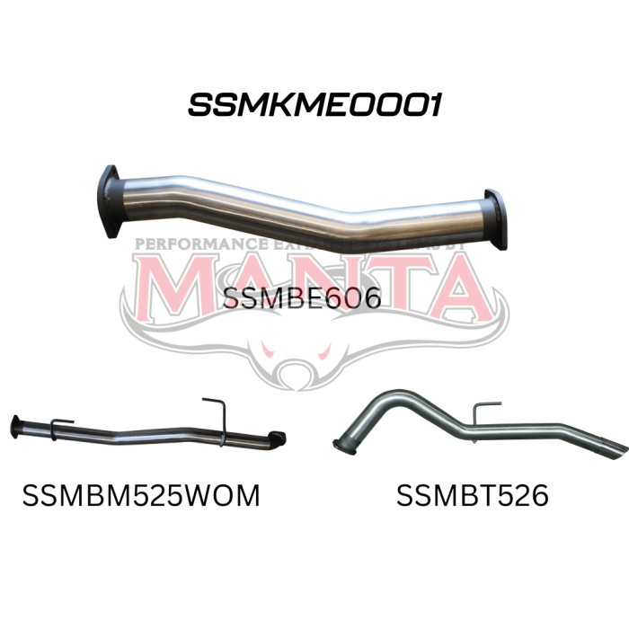 Manta Mercedes-Benz X Class Ute 2.3L 2017-2020 Turbo Diesel- DPF BACK