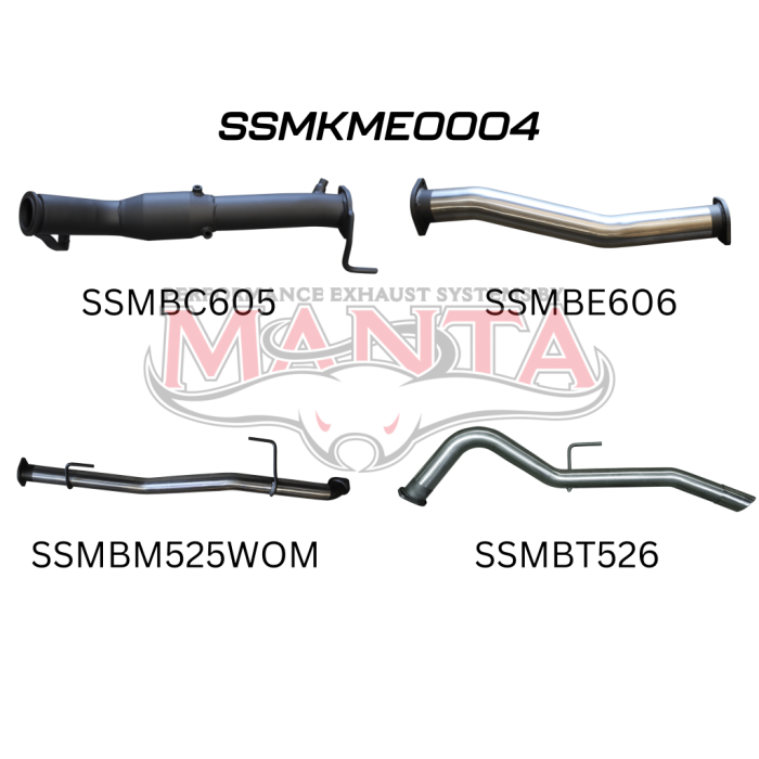 Manta Mercedes-Benz X Class Ute 2.3L 2017-2020 Turbo Diesel- TURBO BACK WITH CAT