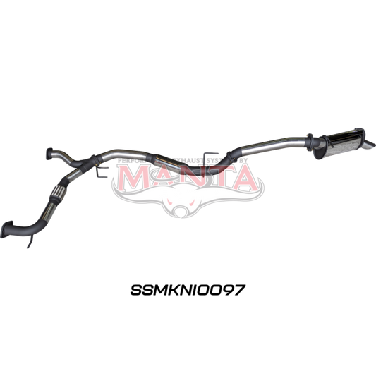 Manta Nissan Patrol Wagon Y62 5.6L V8 Petrol Wagon 2012 Onwards - CAT BACK