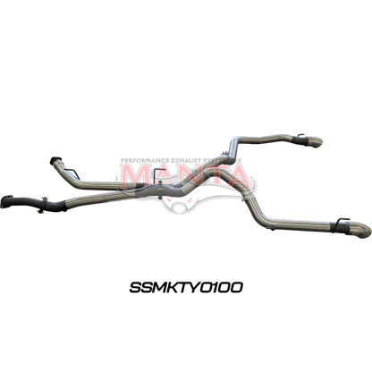 Manta Lexus LX450D Wagon VDJ200 4.5L V8 Twin Turbo Diesel Wagon 2017 - 2021 (with DPF) - DPF BACK