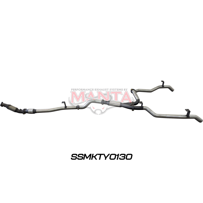 Manta Toyota Landcruiser VDJ79 V8 Ute Dual 3in With Cat & Hotdog DPF