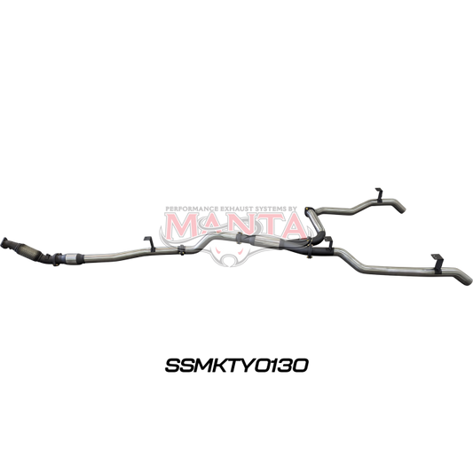 Manta Toyota Landcruiser VDJ79 V8 Ute Dual 3in With Cat & Hotdog DPF