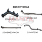 Manta Toyota Hilux Ute GUN126R, GUN125R N80 2.8L & 2.4L Turbo Diesel D4D (with DPF) 2015 to Current - TURBO BACK WITHOUT CATS