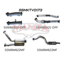 Manta Toyota Landcruiser 200 Series Wagon VDJ200 4.5L V8 Twin Turbo Diesel Wagon (with DPF) 2015 Onwards - TURBO BACK WITHOUT CATS