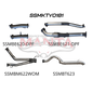 Manta Toyota Landcruiser 200 Series Wagon VDJ200 4.5L V8 Twin Turbo Diesel Wagon (with DPF) 2015 Onwards - TURBO BACK WITHOUT CATS